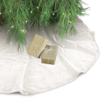 Unique Living kerstboomrok   Diameter 120cm   gebroken wit