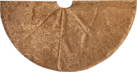 Anna's Collection kerstboomrok   Diameter 120cm   fluweel goud met barokprint
