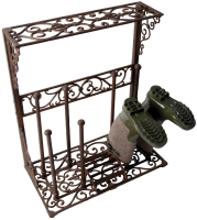 Esschert Design gietijzeren laarzenrek (groot)