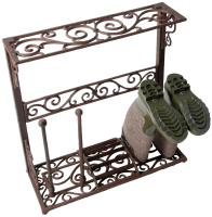 Esschert Design gietijzeren laarzenrek (klein)
