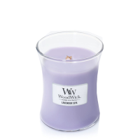 WoodWick geurkaars   Medium Hourglass   Lavender Spa