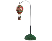 Lemax   'A Christmas Eve Balloon Ride'   Figuur met animatie   Exclusief adapter (werkt ook op batterijen)