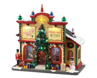 Lemax   'Cranberry Hill Christmas Boutique'   Verlicht gebouw   Exclusief adapter (werkt ook op batterijen)