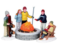 Lemax   'Fire Pit'   Verlicht figuur   Exclusief adapter