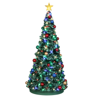 Lemax   'Outdoor Holiday Tree'   Verlichte boom   Exclusief adapter (werkt ook op batterijen)