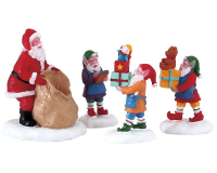 Lemax Present Procession   set van 4 figuur