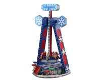 Lemax   'The Spinning Snowflake'   Verlichte attractie met animatie & muziek/geluid   Inclusief adapter