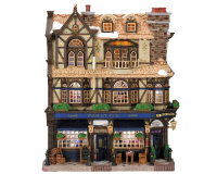 Lemax   'Wesley Pub'   Verlicht gebouw   Exclusief adapter (werkt ook op batterijen)