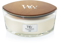 WoodWick geurkaars   Ellipse HearthWick Flame   Linen