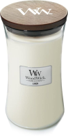 WoodWick geurkaars   Large Hourglass   Linen