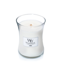 WoodWick geurkaars   Medium Hourglass   Linen