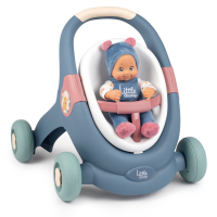 Little Smoby Baby loopwagen 3 in 1   Inclusief pop