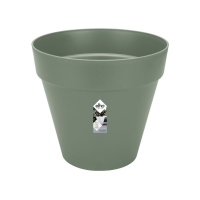 Elho bloempot Loft Urban Rond Wielen 50   Pistachegroen (Groen)   Diameter 49 x H 45 cm