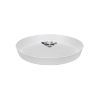 Elho onderschotel Loft Urban  Rond 24   Zijdewit (Wit)   Diameter 24 x H 3 cm