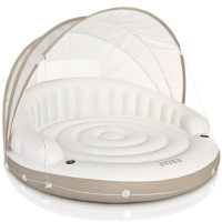 Intex opblaasbare luchtmatras 'Canopy Island'   L199 x B150 cm