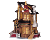Lemax   'Lucy's Chocolate Shop'   Verlicht gebouw   Exclusief adapter