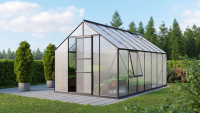 Vitavia Meridian 1 serre   11,5m2   met 4 mm polycarbonaat   Zwart