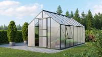 Vitavia Meridian 1 serre   11,5m²   met 6 mm polycarbonaat   Donkergroen