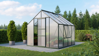 Vitavia Meridian 1 serre   6,7m²   met 4 mm polycarbonaat   Donkergroen