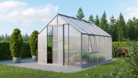 Vitavia Meridian 1 serre   9,9m²   met 4 mm polycarbonaat   Aluminium