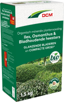 DCM meststof voor Ilex, osmanthus & bladhoudende heesters 1,5kg   Bio