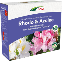 DCM meststof voor rhododendron, hortensia & azalea   3 kg    voor 50 m²   Bio