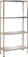 Practo Home metal rack galva 103 galva   Metalen opbergrek   30x75x150cm