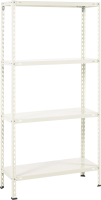 Practo Home metal rack 103 wit   Metalen opbergrek   30x75x150cm