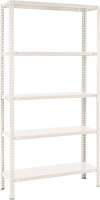 Practo Home metal rack 131 wit   Metalen opbergrek   30x90x180cm