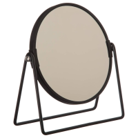 5Five Make up Spiegel   Op voet   Zwart   3x Vergrotend