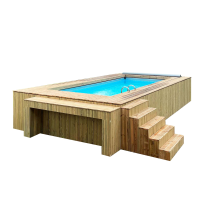 Simpool 4   houten bar   B2100 x H1122 x D576 mm
