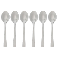 Secret de Gourmet moka Lepels   Set van 6   L. 9,5 Cm x B. 2 Cm Dikte: 1 mm