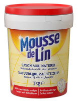Mousse de Lin zachte zeep   1KG   Geschikt voor tegels, natuursteen, textiel, ...