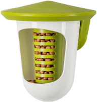 Singing Friend Multi feeder groen/wit   Geschikt voor onder andere vetbollen, pinda's en pellets