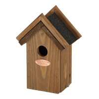 Esschert Design nestkast winterkoning bitumen dak   LxBxH: 15,7x10,9x22,4cm
