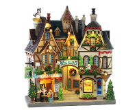 Lemax Caddington Village Facade   Noel Alsace   Met Verlichting   2025 Collectie