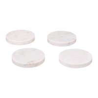 Secret de Gourmet set van 4 Marmeren Glazen Dessertborden met een Diameter van 10 cm