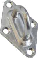 Practo Garden oog op plaat ruitvorm   Schaduwzeil accessoire   4,8x7,9cm