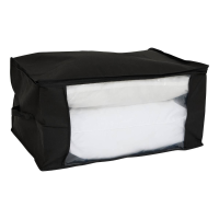 5Five Opberghoes voor Dekbedden en Kussens   Zwart   60x45x30 cm