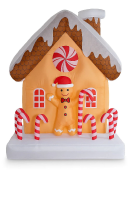 Opblaasbaar huis peperkoek   180 x 145 cm   Kerst decoratie