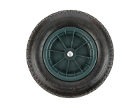 Practo Tools kruiwagen galva 90l zwart   Kruiwagens   10x40x40cm   opblaasbaar wiel