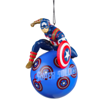 Kurt S. Adler   Disney©/Marvel© kerstornament   Captain American kerstbal   12 cm