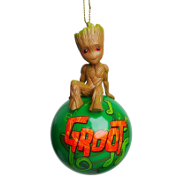 Kurt S. Adler   Disney©/Marvel© kerstornament   Groot kerstbal   12 cm