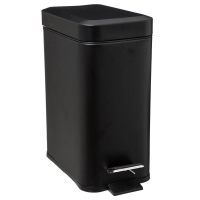 5Five Pedaalemmer   RVS/Metaal   5 Liter   Zwart