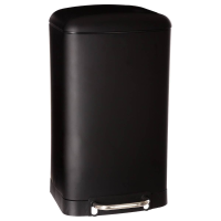 5Five Ariane Pedaalemmer   30 Liter   Zwart   Metaal