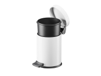 Hailo hailo solid s   4l (3*) wit   Huisafval   18x18x27cm   gelakt staal / kunststof   4 liter