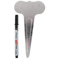 Esschert Design plantenstekers + stift set van 6   LxBxH: 10,5x2x19,3cm