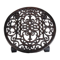 Esschert Design planttrolley   gietijzer   Diameter 29cm