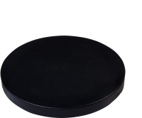 Nature planttrolley met 4 wielen   antraciet   Diameter 29 x H4cm