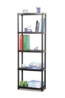 Practo Home plasti rack 066n zwart   Opbergrekken   31x61x172cm